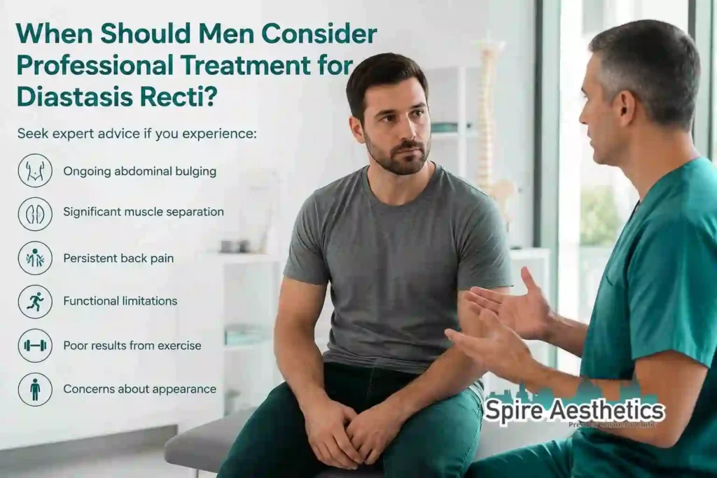 When Should Men Consider Professional Treatment for Diastasis Recti Eccleshill?